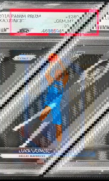2018 Prizm Luka Doncic PSA 10 