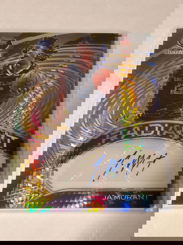 JA MORANT 2020-21 SPECTRA RADIANT GOLD AUTO #'D 1/4