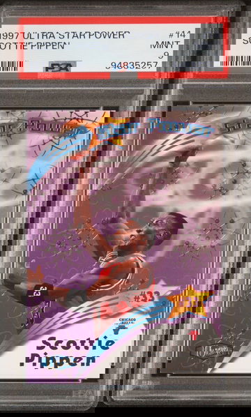 1997 STAR SCOTTIE PIPPEN ULTRA POWER #14 PSA 9 BK.A2.49