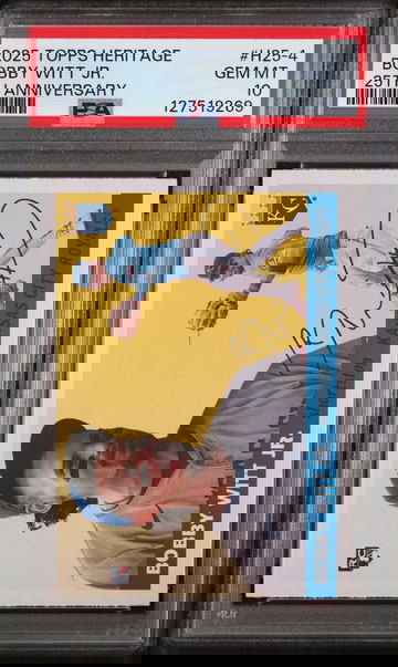 2025 Topps Heritage Bobby Witt Jr. #H25-4 PSA 10