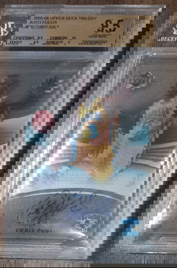 2005-06 UD Trilogy Auto Focus Chris Paul Rookie RC BGS 9.5 AUTO 10 (Shipping from Australia)