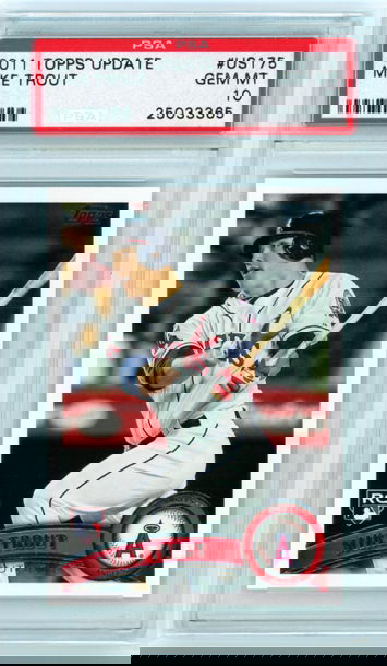 2011 Topps Update #US175 Mike Trout PSA 10 GEM MINT 10!