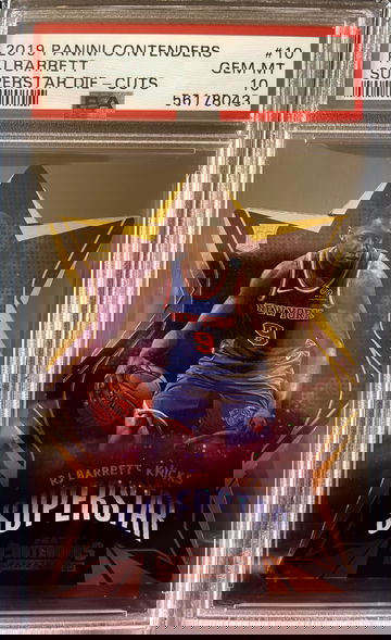 2019-20 Panini Contenders RJ Barrett #10 Superstar Die-Cuts PSA 10 Pop 3