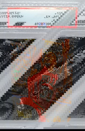 1995 Fleer Metal Scottie Pippen #15 PSA 6 