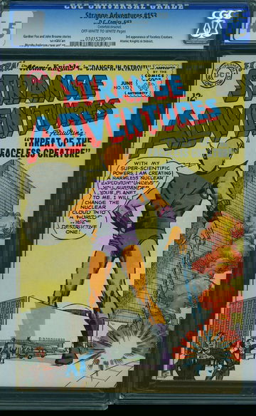 STRANGE ADVENTURES #153, CGC 4.5 VG+