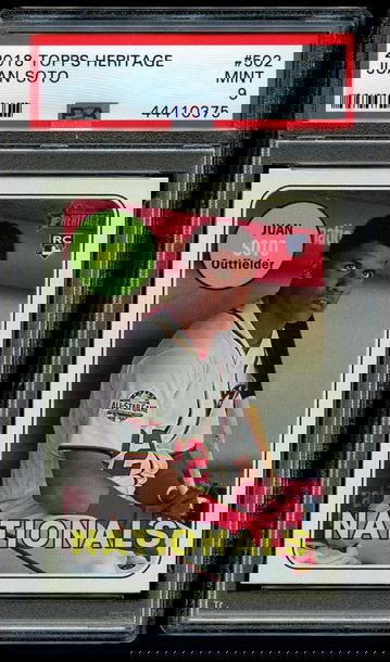 Juan Soto 2018 Topps Heritage High PSA 9 Mint #502