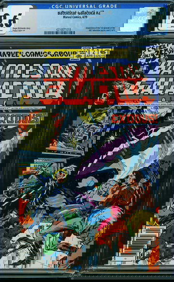 BATTLESTAR GALACTICA #2, CGC 9.6 NM+