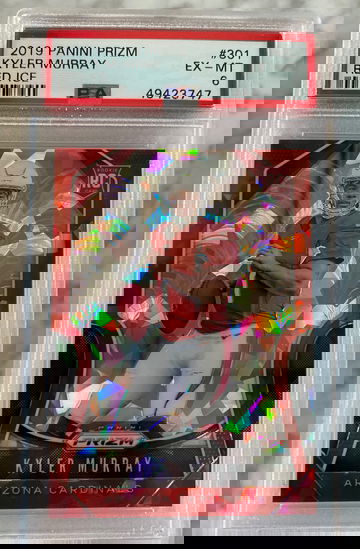Kyler Murray 2019 Prizm Red Ice psa 6