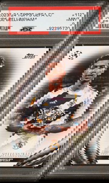 2023-24 TOPPS JUDE BELLINGHAM UEFA CLUB COMPETITIONS SP #112 PSA 9