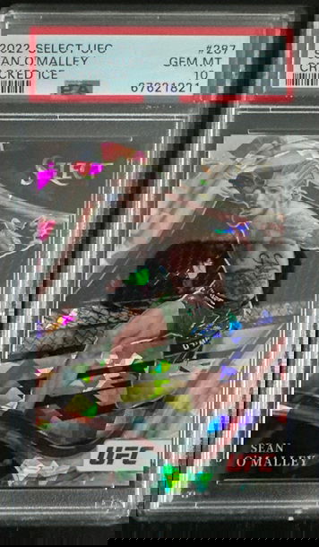 Sean O’Malley 2022 UFC Cracked Ice Select Octagon 5/8 PSA 10