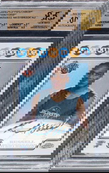 2008 Topps Chrome - Refractor Russell Westbrook #224 BGS 9