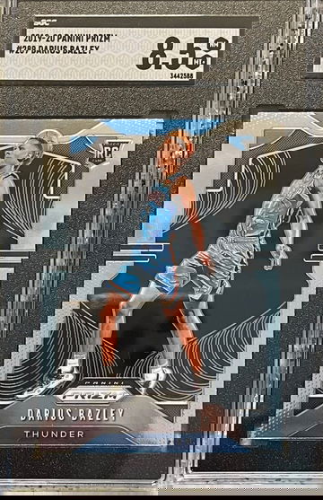 2019-20 Prizm Darius Bazley Rookie Card Thunder #289 SGC 8.5