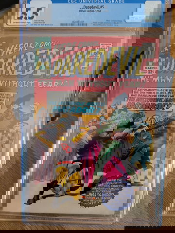 1964 Marvel Comics Daredevil #5 CGC Graded 5.5 With Lee, Wood, & Kirby