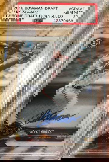 Alek Thomas Bowman Chrome Auto