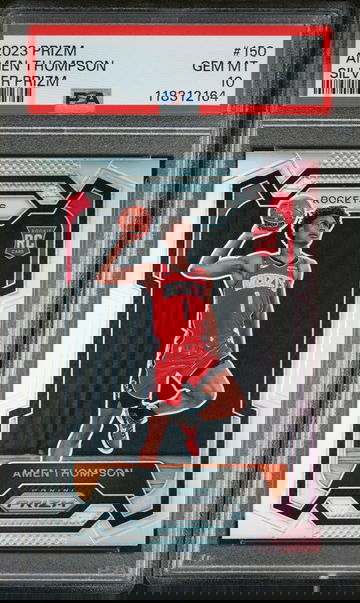 2023 Panini Prizm Silver Prizm Amen Thompson #150 PSA 10