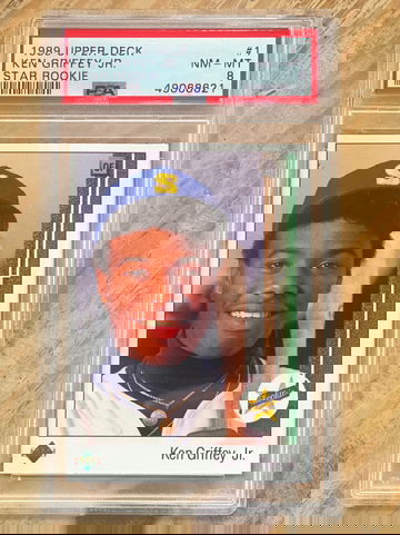 1989 Upper Deck Ken Griffey Jr. PSA 8 Rookie 