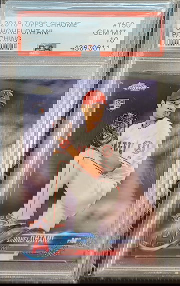 2018 Topps Chrome Shohei Ohtani #150 PSA 10