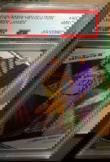 2018 PANINI REVOLUTION LEBRON JAMES PSA 9