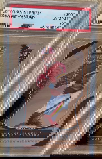 Dwayne Haskins 2019 prizm psa 10 rc 