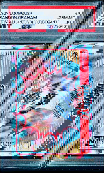 2024 Donruss BRANDON GRAHAM Action All Pros Auto /299 PSA 10