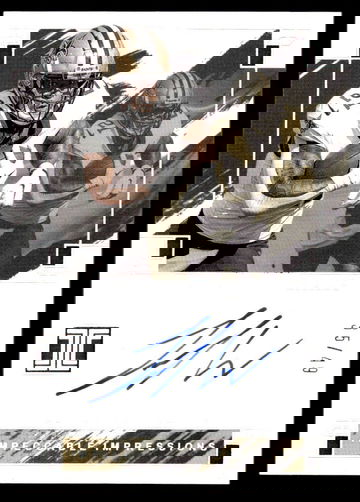 2024 Panini Impeccable Impeccable Impressions Jamaal Williams #II-JWS Auto /49