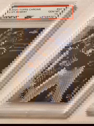 Luis Robert Topps Chrome PSA 10 RC