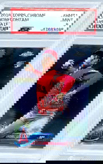 2018 Topps Chrome Update Shohei Ohtani PSA 9 Mint #HMT1