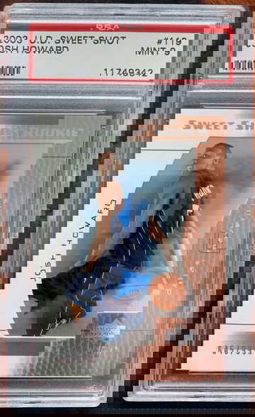 2003-04 Sweet Shot 645/999 Josh Howard PSA 9