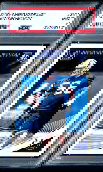 2018 Panini Donruss #351 Quenton Nelson PSA 9 Indianapolis Colts