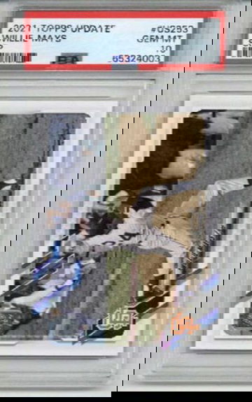 2021 TOPPS UPDATE #US253 WILLIE MAYS CARD SAN FRANCISCO GIANTS PSA 10