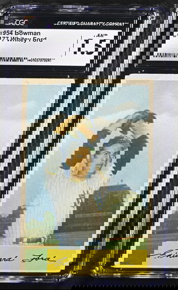 1954 BOWMAN WHITEY FORD #177 CGC 1.5 BS.C1.34