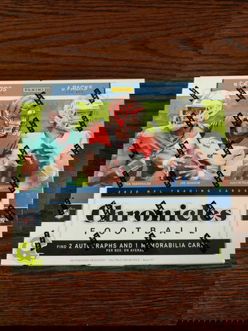 2020 Chronicles Football Hobby Box