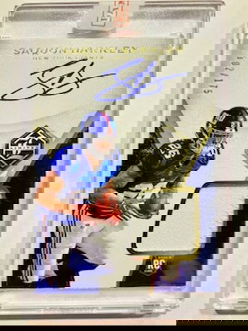 2018 Panini Limited - Saquan Barkley RC Patch Auto /175