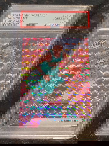 2019-20 Panini Mosaic PINK CAMO PSA 10!