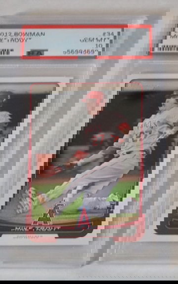 2012 Bowman Mike Trout PSA 10