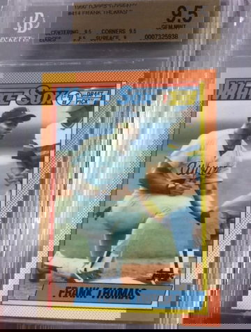 1990 Topps Tiffany Frank Thomas Rc #414 BGS 9.5 - Low Pop 