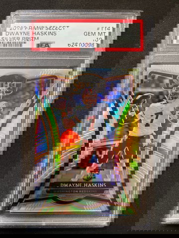 2019 Panini Select - Dwayne Haskins - Rookie Premier Level Silver Prizm PSA 10