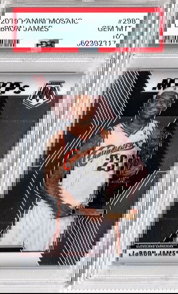 2019 Mosaic LeBron James PSA 10
