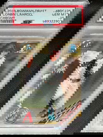 PSA 10 2019 Bowman Draft Chrome Corbin Carroll Diamondbacks