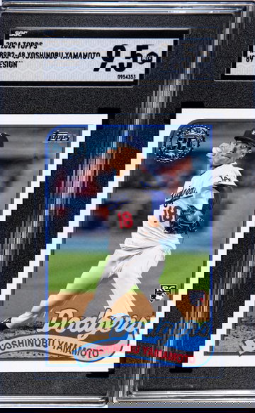 2024 Topps #89B2-48 Yoshinobu Yamamoto '89 SGC 9.5