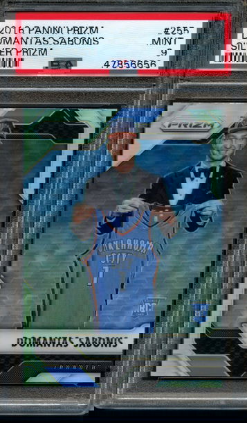 2016 Panini Prizm Domantas Sabonis Silver Prizm PSA 9