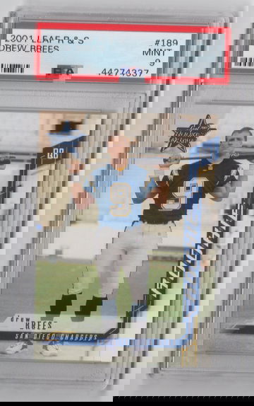 2001 Leaf R & S Drew Brees PSA 9