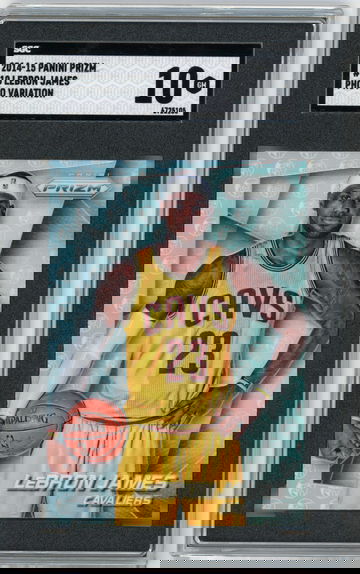 2014 Panini Prizm Lebron James SP Variations Silver Prizm SGC 10 Gem Mint #10 Cleveland Cavaliers