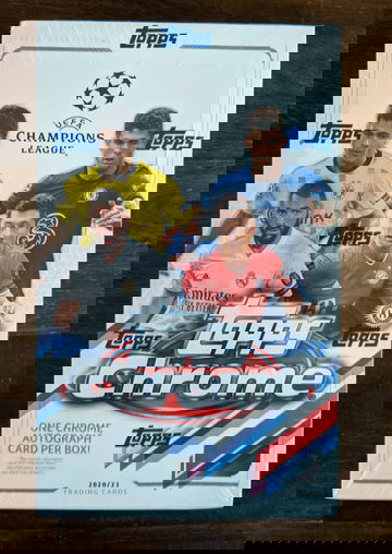 2020-21 Topps Chrome UCL Hobby Box