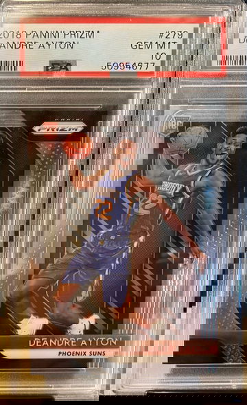 Deandre Ayton 2018 Panini Prizm RC PSA 10