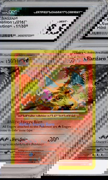 2016 POKEMON EVOLUTIONS CHARIZARD #11 HOLO CGC 9.5