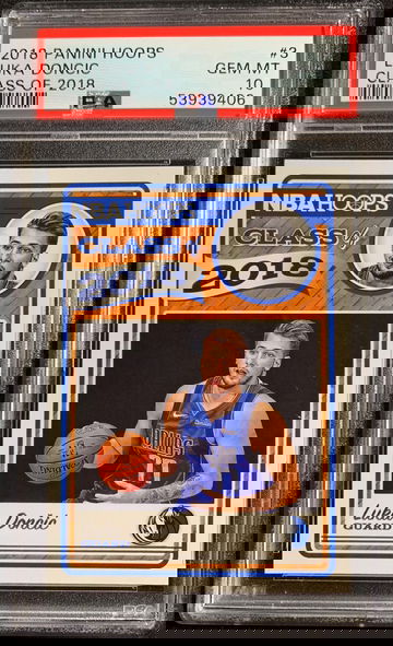 2018 Panini Hoops Luka Doncic Class of 2018 PSA 10