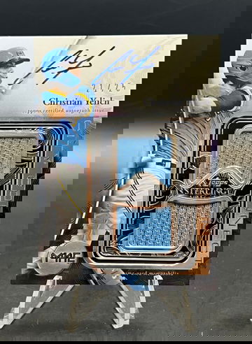 Christian Yelich 2024 Topps Sterling City Connect Relic Auto /25