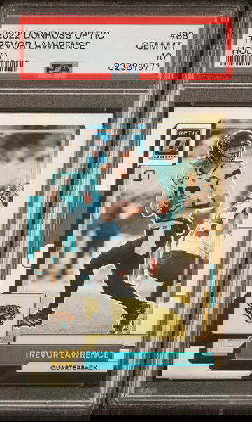 2022 Panini Donruss Optic Holo Trevor Lawrence #88 PSA 10