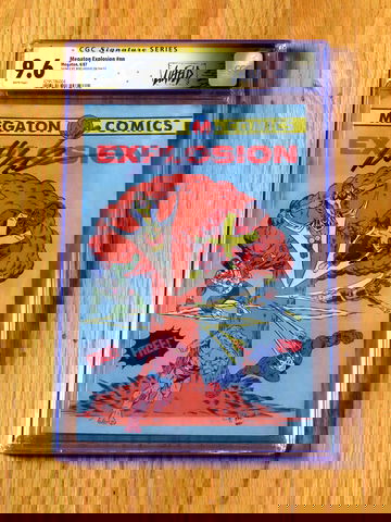 MEGATON EXPLOSION #NN CGC SS 9.6 1987 signed Rob Liefeld 1st Youngblood